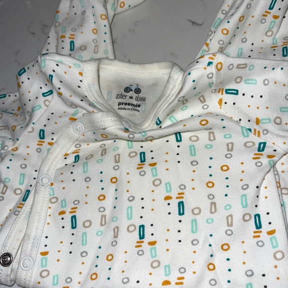 NEW Preemie Asher & Olivia + Nordstrom Baby Footie 1 PC Outfits Sets Puppy Cute! - Picture 5 of 11